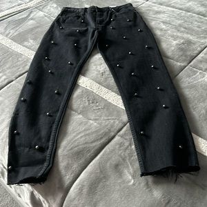 Zara women’s embellished jeans